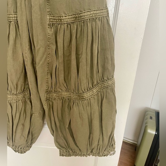 NWOT Free People Parachute Pants in Washed Army Green | Size S - Picture 13 of 13